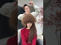 This Hair Stylist Turns Human Hair Into Living Art 😱✂️ | Viral Hair Design #Shorts #HairStylist