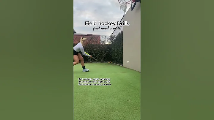 field hockey drills at home! #athlete #fieldhockey #hockey #sports #hockeydrills