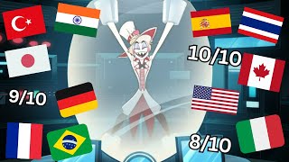 Thats A Bad Tickle In All Official Amazon Prime Language Dubs Hazbin Hotel Season 2 Wrating