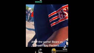 #tiktokvideo 3 #chicagobears vs #greenbaypackers after the game we was lit!