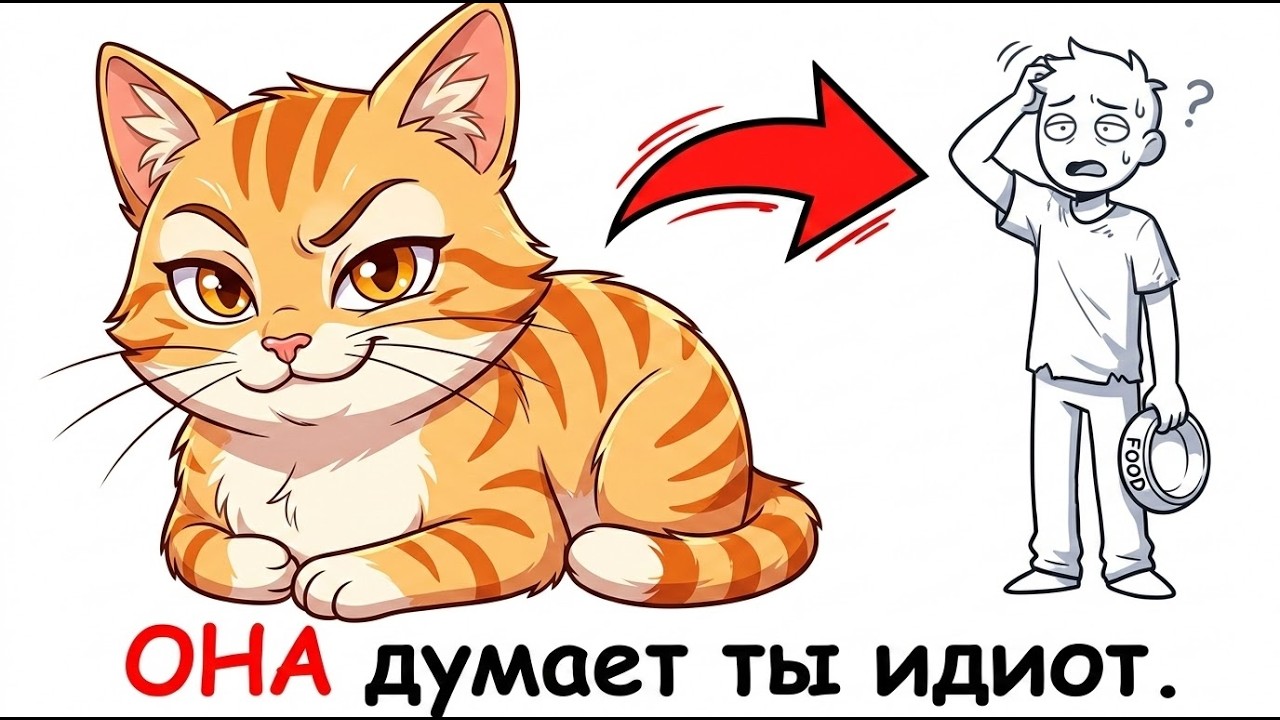 25 Доказательств Того Что Твоя Кошка Думает Что Ты ПОЛНЫЙ Идиот