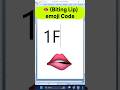 How to Insert🫦 (Biting Lip) imoji Symbols in MS Word Using Keyboard Shortcuts #MSWordShortcuts#word