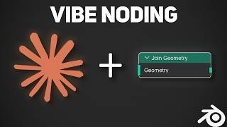 I added VIBE NODING to Blender