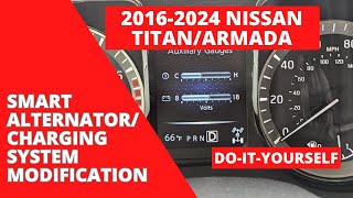 Nissan Titan Smart Alternator Fix! Save Your Battery!