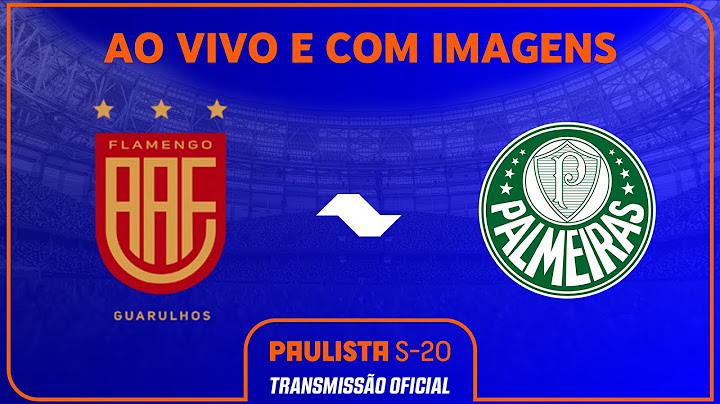 JOGO COMPLETO: AA FLAMENGO X PALMEIRAS | RODADA 1 | PAULISTA SUB20 SICREDI 2024