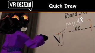 We Still Can't Draw in VR Skribbl.io | VRChat Quick Draw