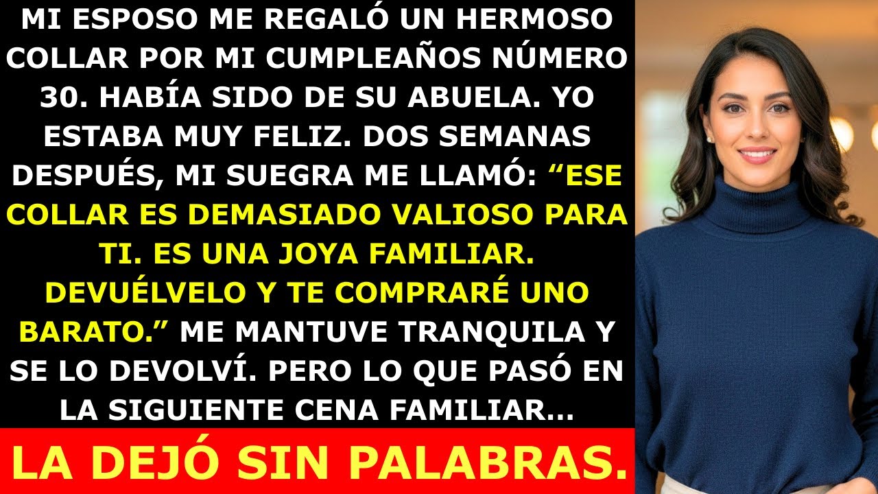 Mi Suegra Exigió Que Devolviera Mi Regalo de Cumpleaños — Pero Lo Que Pasó Después La Dejó Impactada