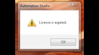 Automation studio free evaluation licence key || B&R Automation studio licence expired