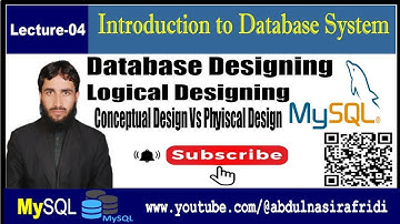Lecture-4| Data System| Database Design Concepts | Logical Database Design