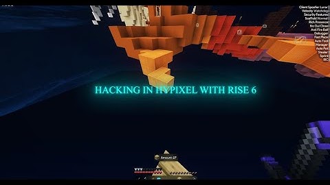 HACKING IN HYPIXEL W/ RISE 6