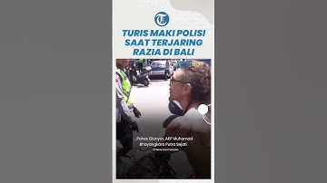 Desak Dideportasi, Turis Amerika Bentak Kasat Lantas Bali saat Ditegur karena Tak Pakai Helm