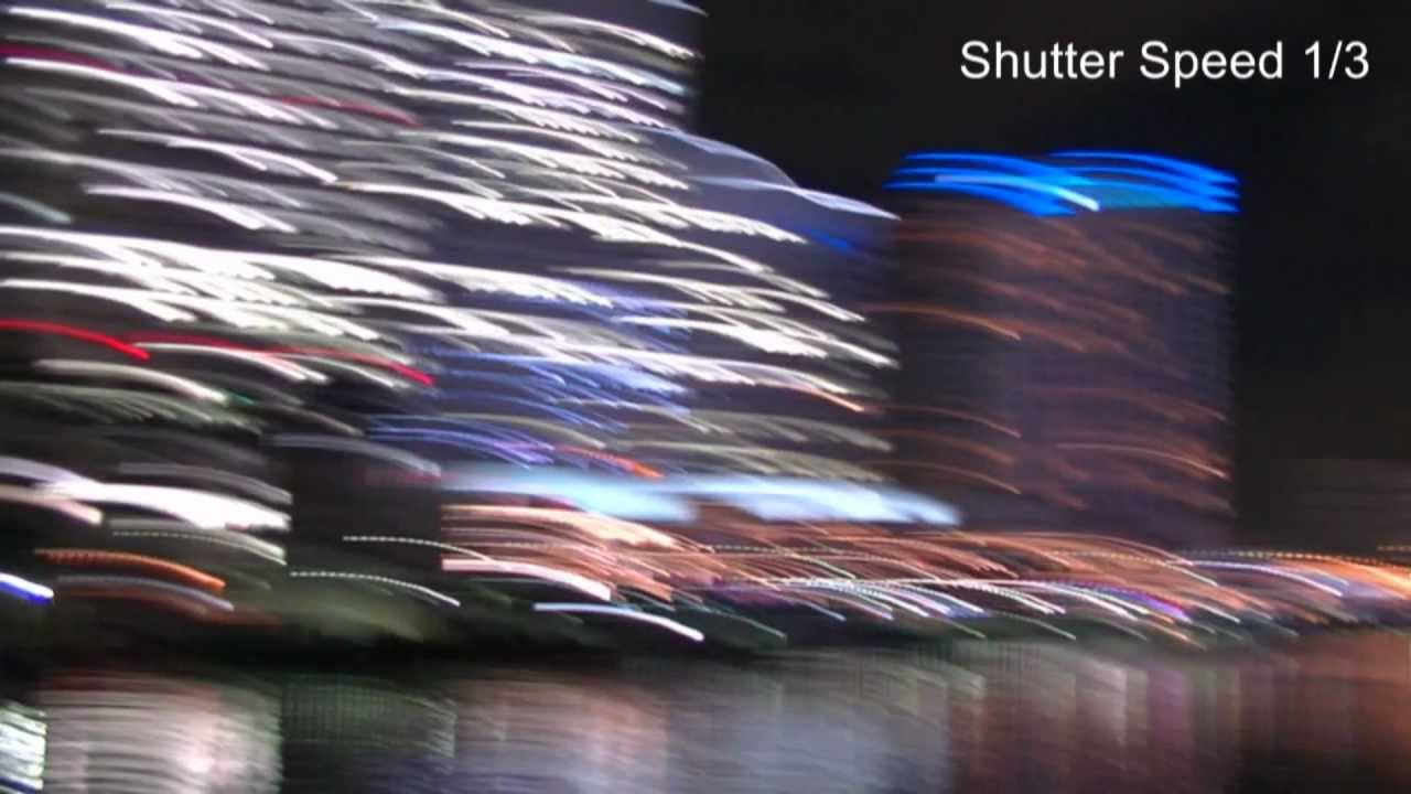 JVC Everio GZHM860 Yokohama Night Views Slow Shutter and Focusing