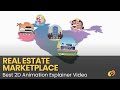 Real Estate Explainer Video Example - Marketplace for Real Estate Investors - SmartOwner - Animation