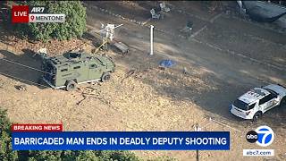 Deputies shoot and kill armed suspect who allegedly fired at SoCal Edison crew in San Bernardino Co