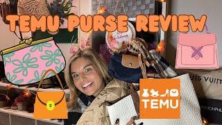 TEMU PURSE REVIEW!  #temureview #temuhaul #temufinds #temu #purse #purses