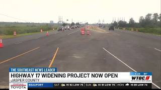 U.S. 17 Widening Project completed in Jasper Co.