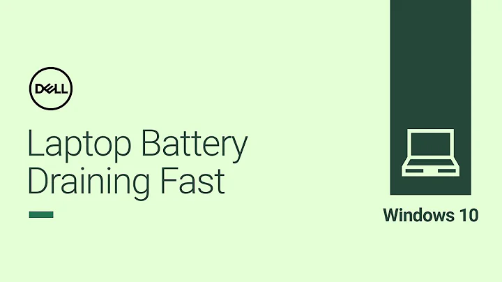 Laptop Battery Draining Fast in Windows 10 (Official Dell Tech Support)