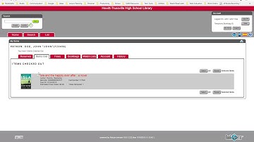 Renewing items in the OPAC