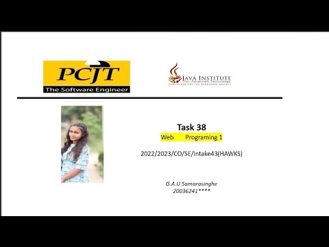 Task 38 - YouTube