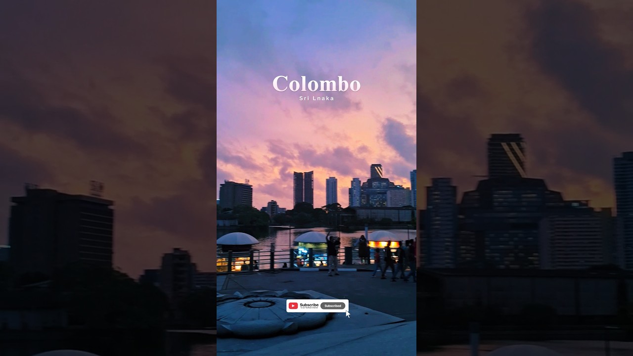 Colombo Lotus Tower Evening Views ✨ | Colombo’s Sky Magic