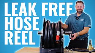 Leak-Free 1.5 Hose Reel Kit | Redesigned Stainless Steel Swivel