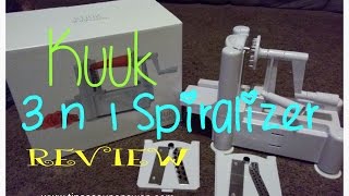 Kuuk 3 N 1 Spiralizer Review