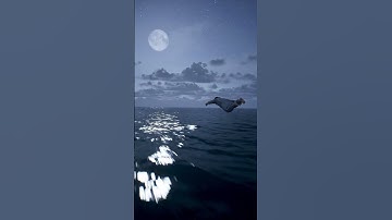 Serenity of a Moonlit Ocean #ocean #moon #superman #dream #shorts #unrealengine