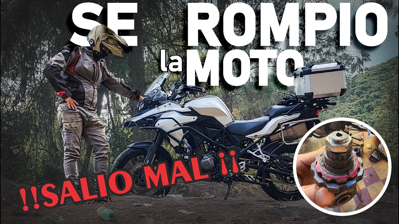 SE ROMPÍO la MOTO!! en carretera