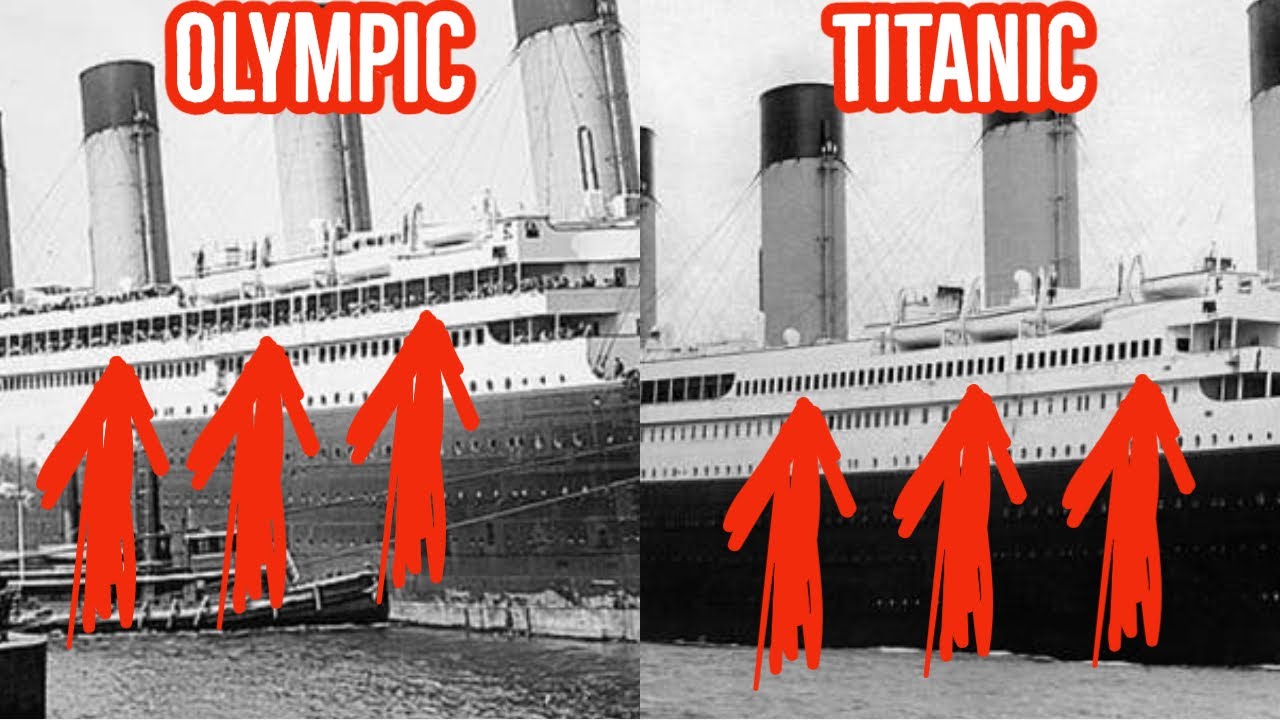 Historia del titanic y olympic