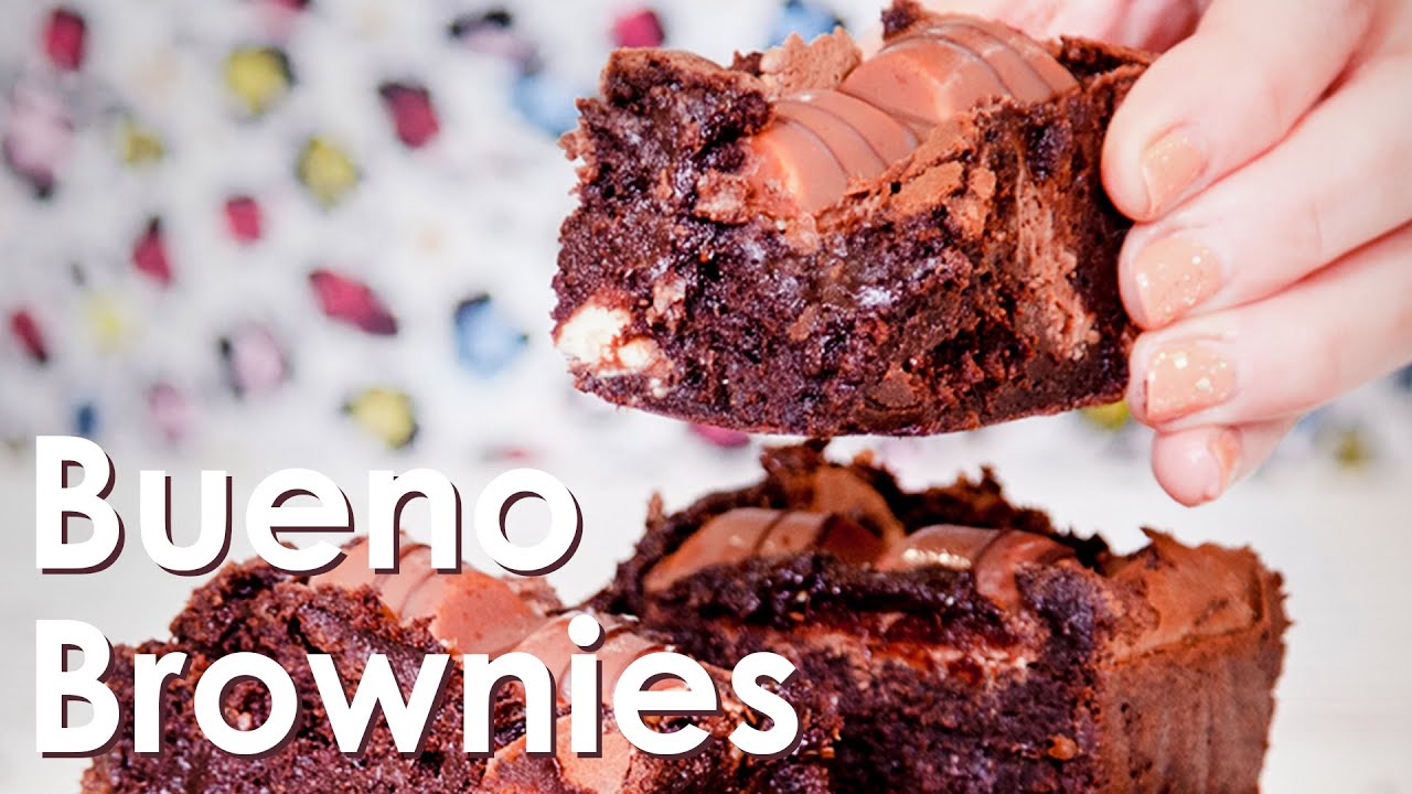 HOW TO MAKE KINDER BUENO BROWNIES! #brownies #homebaking #bueno #kinder