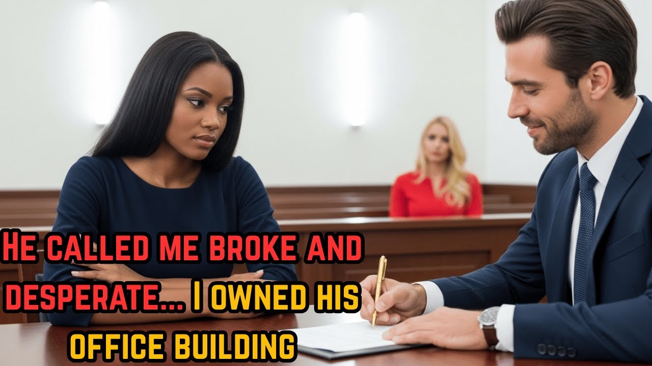 He Signed Our Divorce Papers Mocking Me… Then The Judge Read My Father’s Will Out Loud