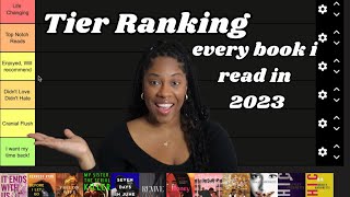 Tier ranking every book I read in 2023