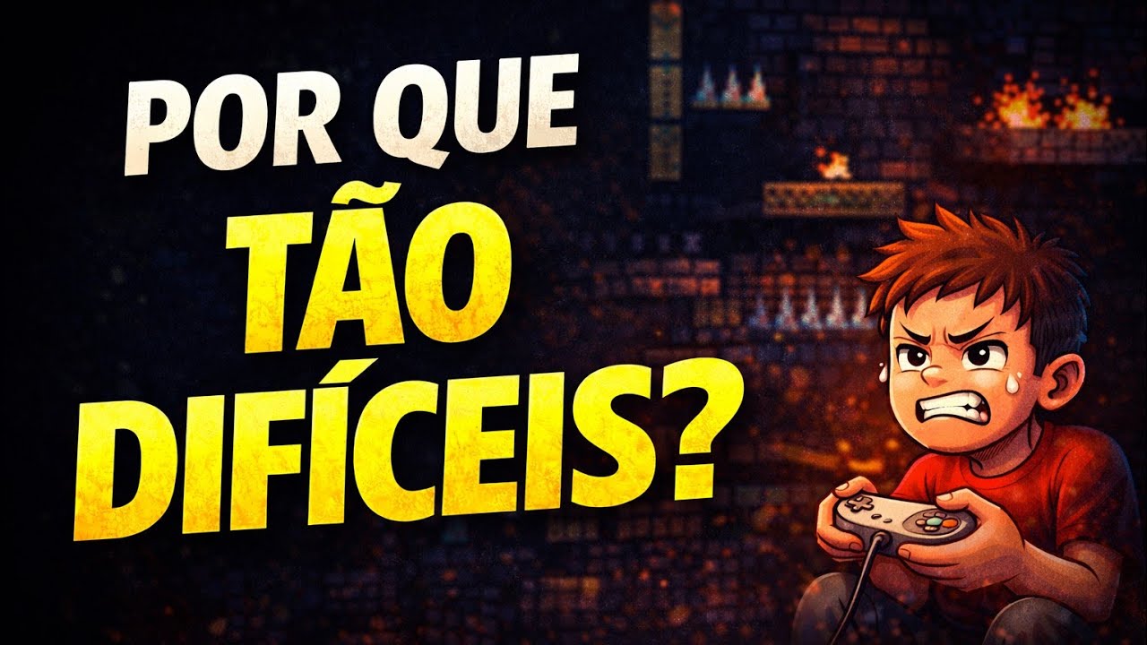 Por Que os Jogos de Antigamente Eram TÃO DIFÍCEIS?