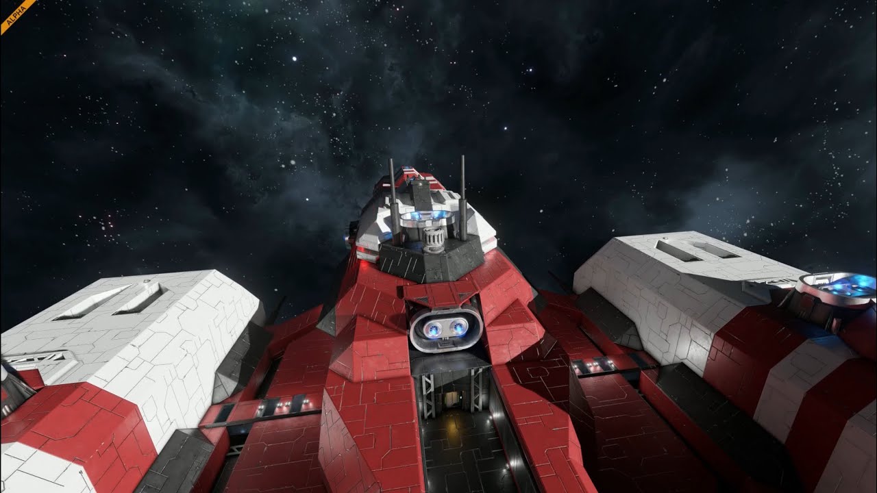 Space Engineers 2 Nova Class Red Ship WIP Showcase - YouTube