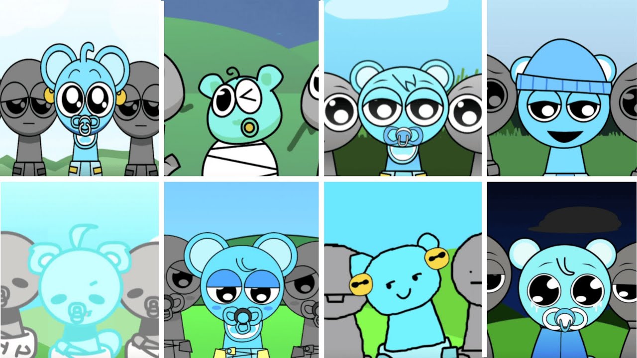 🩵Incredibox - Sprunki but ONLY SKY in ALL Babies Mods🩵