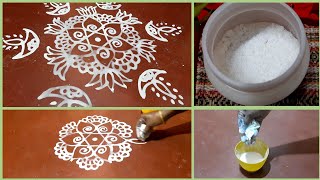 Instant Maa Kolam Powder Wet Rice Flour Maa Kolam Batter Preparation Instant Arisi Maa Kolam