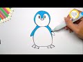 Hướng dẫn cách vẽ CHIM CÁNH CỤT - How to draw cute penguin | Zoom Zoom TV