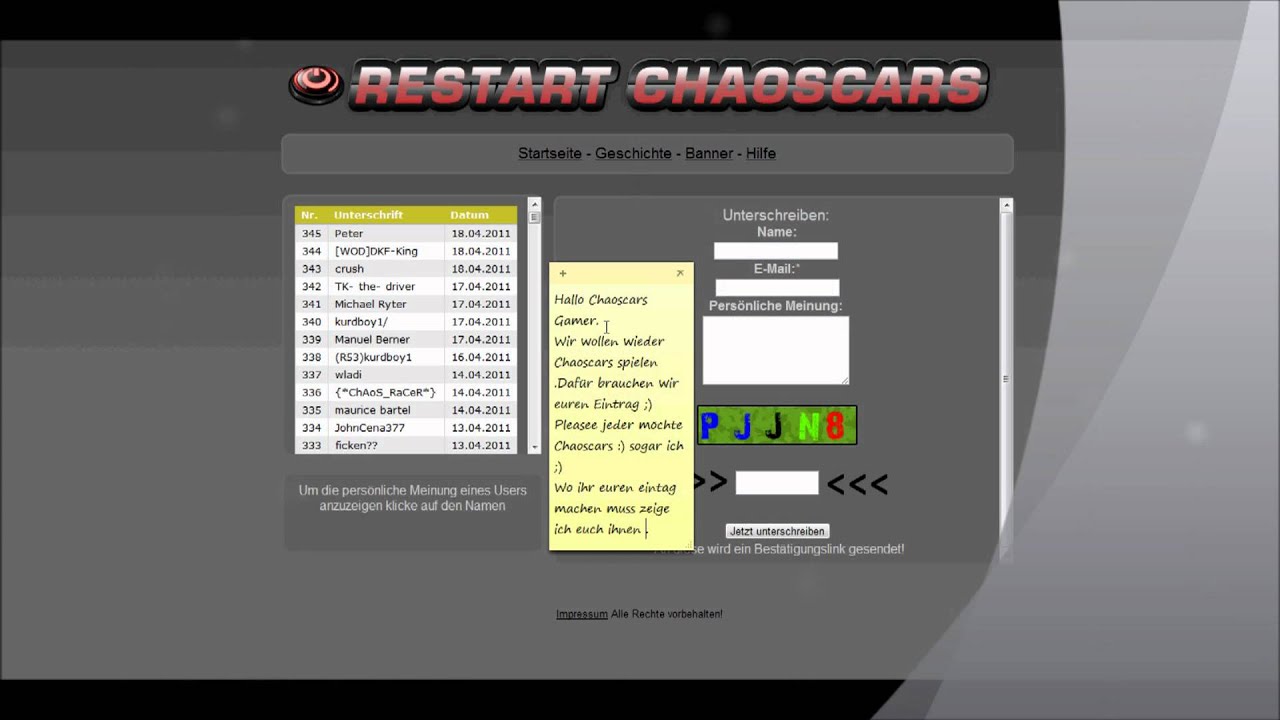 Chaoscars [Neustart] HD!