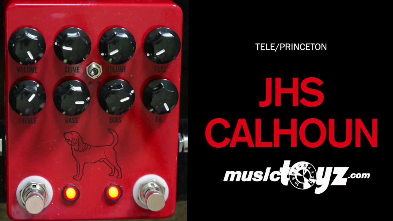 JHS The Calhoun V2 Fuzz Overdrive Mike Campbell Guitar Pedal - YouTube