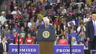 Trump Rally Crowds Chant Lock Her Up Whilst Manafort And Cohen Actually Get Locked Up