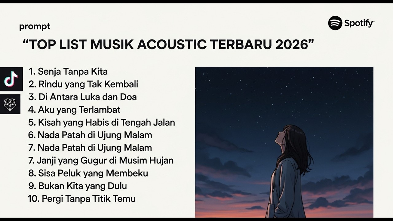 FULL ALBUM AKUSTIK 2026: Lagu-Lagu Cinta Kandas Paling Menyentuh Hati