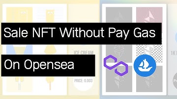 sale NFT on opensea without pay for gas (free) using polygon chain.