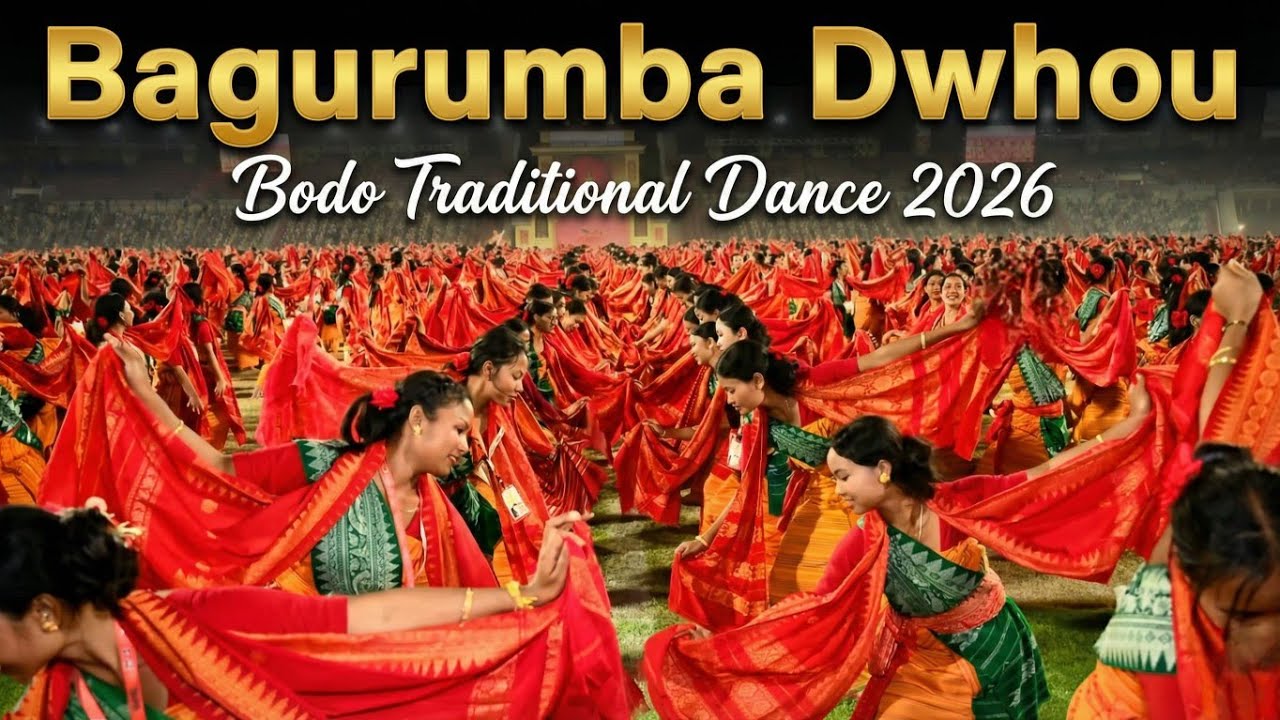 "History Created* Bagrumba Dance World Record l Pride Assam & Bodo Culture"