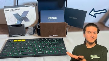 Mijn mening over het opvouwbare toetsenbord van Samsung KF08X