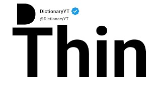Thin Synonyms | Thesaurus | Similar Words 