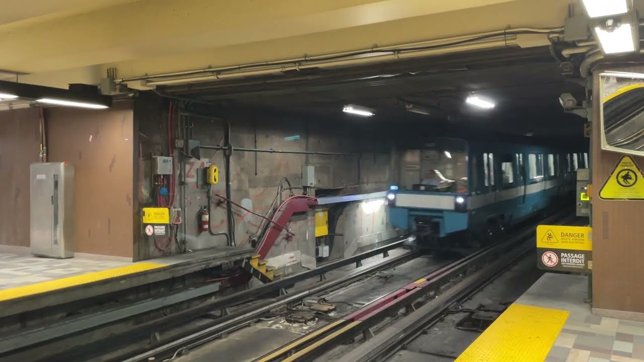 MÉTRO DE MONTRÉAL Trajet sur la ligne verte de McGill à Guy-Concordia