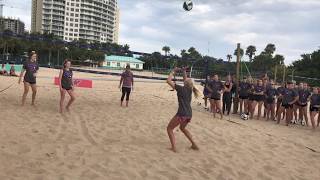 JVA Coach to Coach Video of the Week: Ball Control Warm-Up for Beach screenshot 5