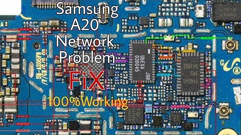 Samsung A20 Network Problem Samsung A205FN No Sarvis Problem Fix
