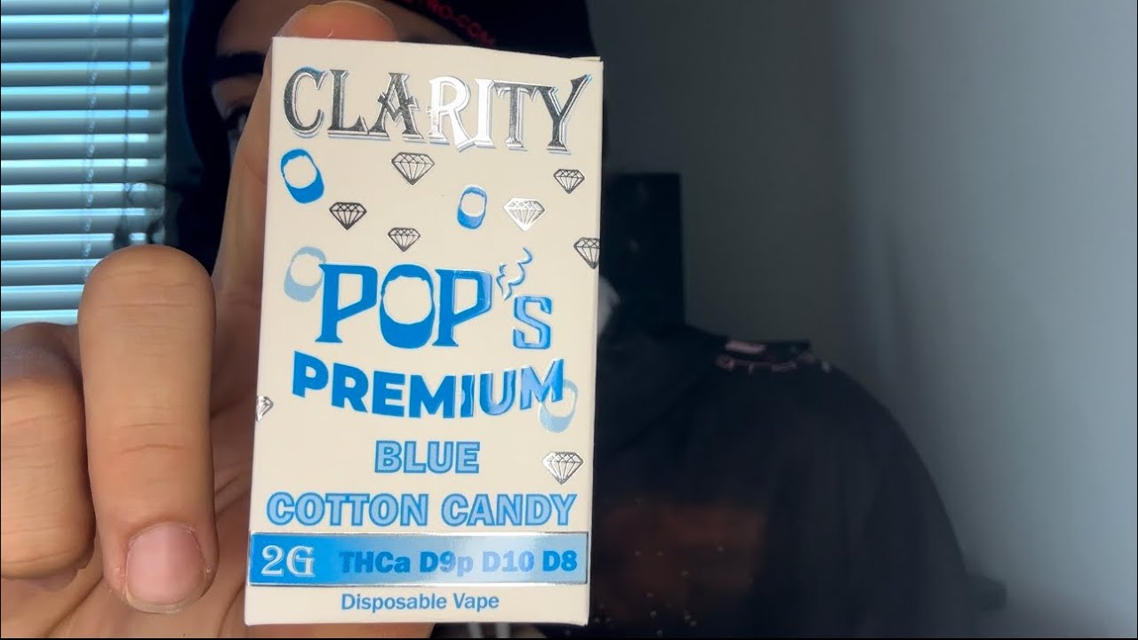 BEST TASTY VAPE BLUE COTTON CANDY!!!  🫐🍬  (POP’S PREMIUM ) 