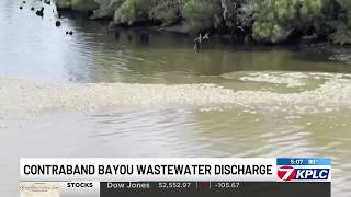 Foam discharged into Contraband Bayou from Lake Charles wastewater plant, resident raises concern...